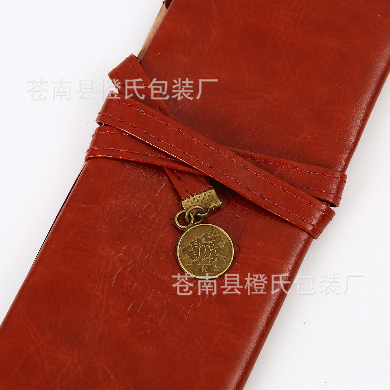 复古皮质笔袋暮光之城卷笔袋化妆笔文具包 定做logo (16