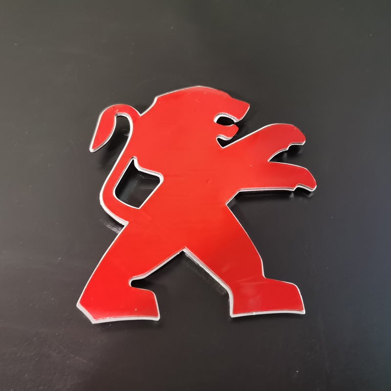 标志车标65的有带弧度