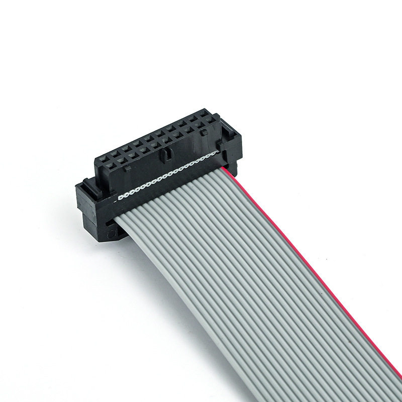 2.0MM IDC飞机头彩排线 IDC CABLE压线式灰色