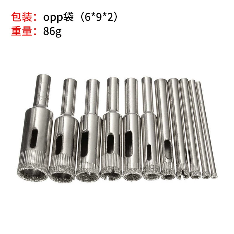 Набор из 10 предметов 3-13 м мраморный Открыватель отверстий алмазное сверло бусины Будды круглое шлифовальное устройство прямые продажи с фабрики