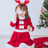 Christmas children's clothing for early age, small princess costume, skirt, dress up, increased thickness