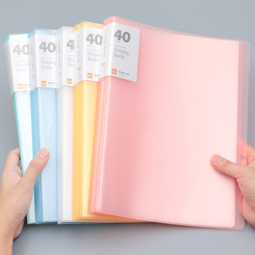 Chuangyi transparent folder 40-page information booklet insert music score storage folder poster picture album student test paper folder wholesale