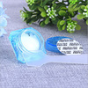 Ecological non-toxic plastic face mask, transparent spoon, cosmetic container