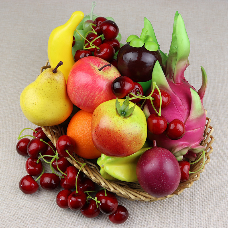 Simulated Fruit Models, Fake Fruit and Vegetable Props, Bananas, Apples, Oranges, Lemons, Restaurant Decorations, School Teaching Aids Simulated Fruit Models, Fake Fruit and Vegetable Props, Bananas, Apples, Oranges, Lemons, Restaurant Decorations, School Teaching Aids