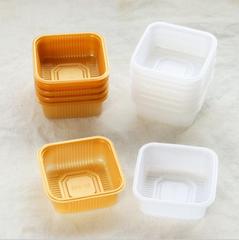 50グラム63グラム80グラム120グラム透明月餅プラスチック底托卵黄ショートニング包装雪媚娘吸塑托100個