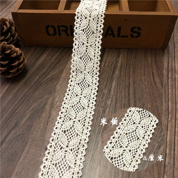 1cm A variety of exquisite cotton embroidered lace