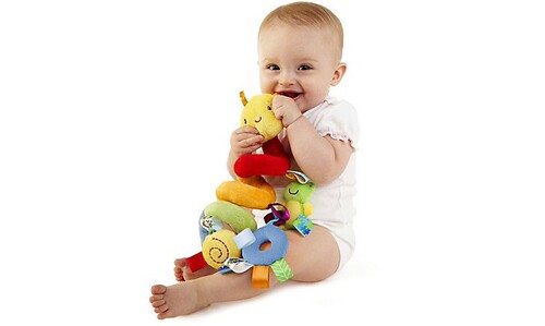 Baby toys, newborn music bed, bedside bells, bedside bells, soft fabric plush bedside bells, rattle bedside bells