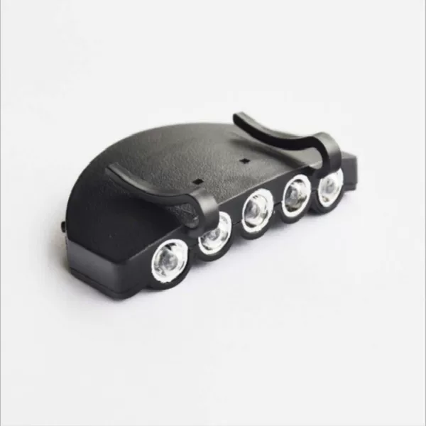 Factory wholesale 5LED cap lamp cap brim lamp cap lamp fishing headlight night fishing lamp with battery