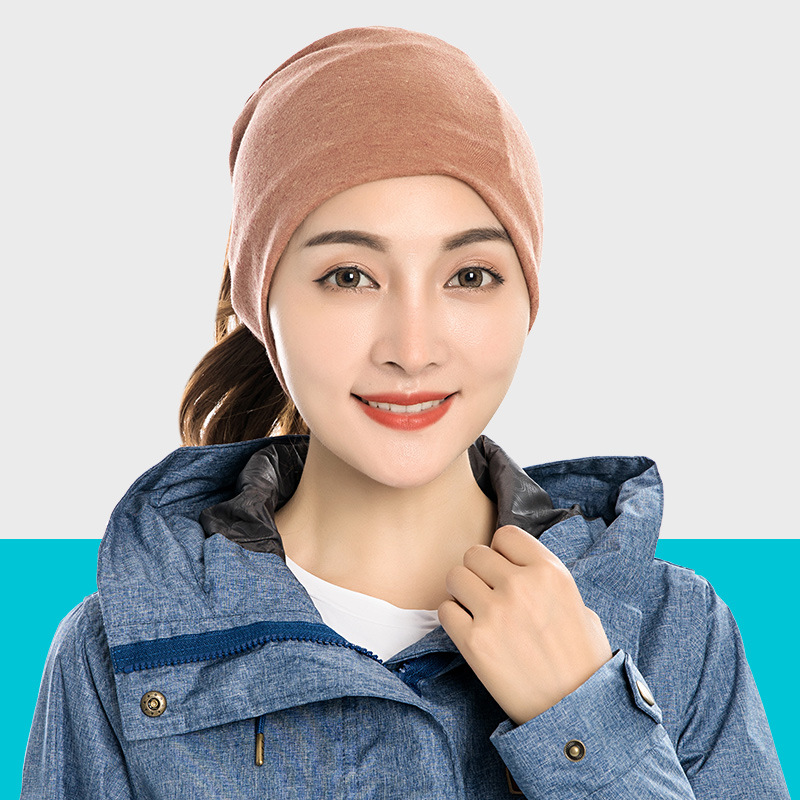 Hat Scarf Multifunctional Men's and Women's Korean-style Twisted Cap Autumn and Winter Outdoor Wind-proof Warm Head Cap with Velvet