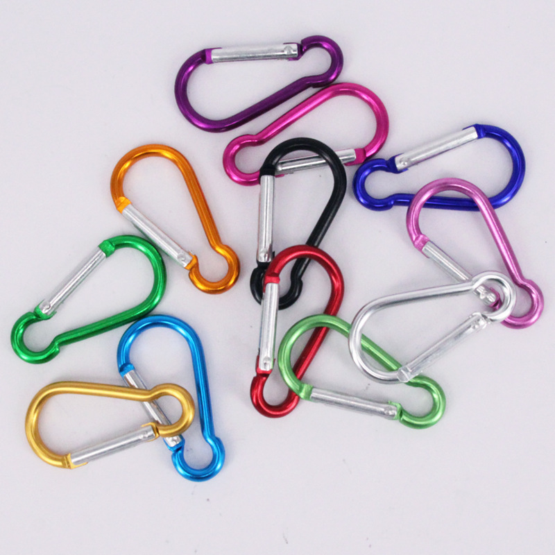 Hebrew Aluminum Alloy Carabiner No. 5 Gourd-Shaped Key Water Bottle Backpack Toy Accessories Camping Outdoor Equipment