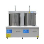 双头电磁低汤灶 火锅后厨商用双眼电磁灶 电热矮仔平头炉定制批发