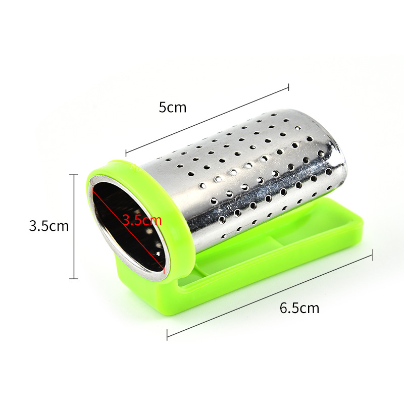 Fábrica al por mayor taza de acero inoxidable-montado fabricante de té Filtro de té colador de té de acero inoxidable taza-montado colador de té