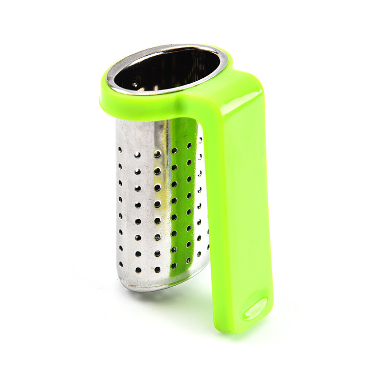 Fábrica al por mayor taza de acero inoxidable-montado fabricante de té Filtro de té colador de té de acero inoxidable taza-montado colador de té