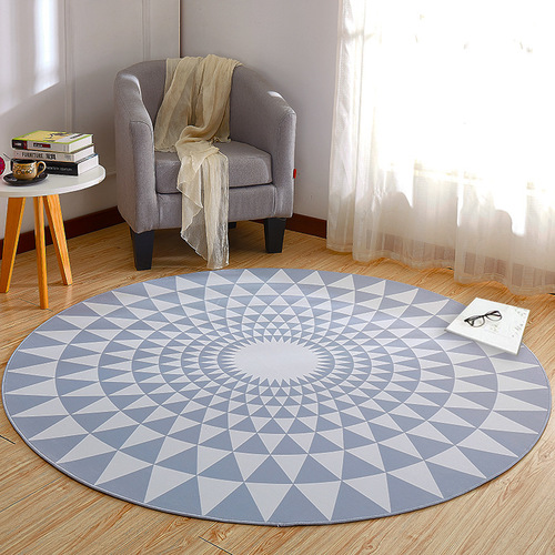 Geometric music instrument piano circle rug drum rug dropshipping cross-border custom image mat rug
