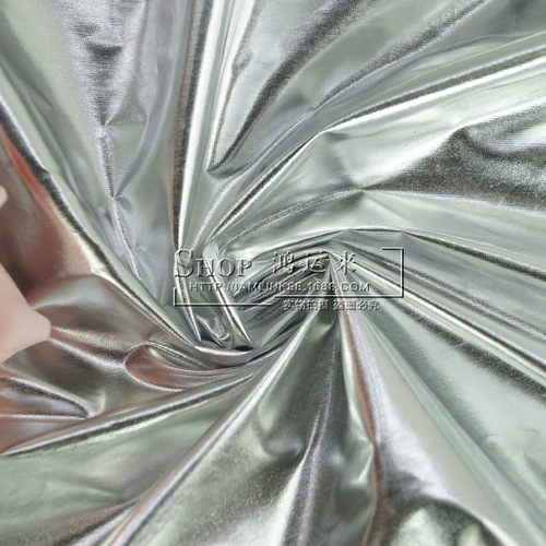Down and cotton-padded jacket fabric—new 20D410T metallic-reflective gold- and silver-toned trench coat/jacket fabric, waterproof nylon taffeta.