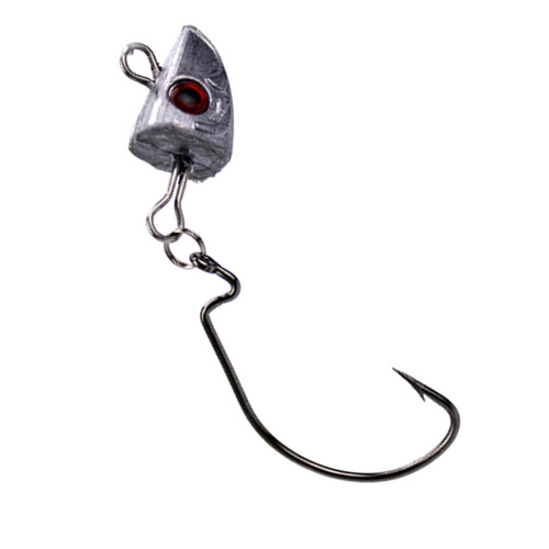 Sea fishing freshwater two-color lead head soft fish set box 10cm15.5g13cm26g Luya bait T tail soft fish bionic bait