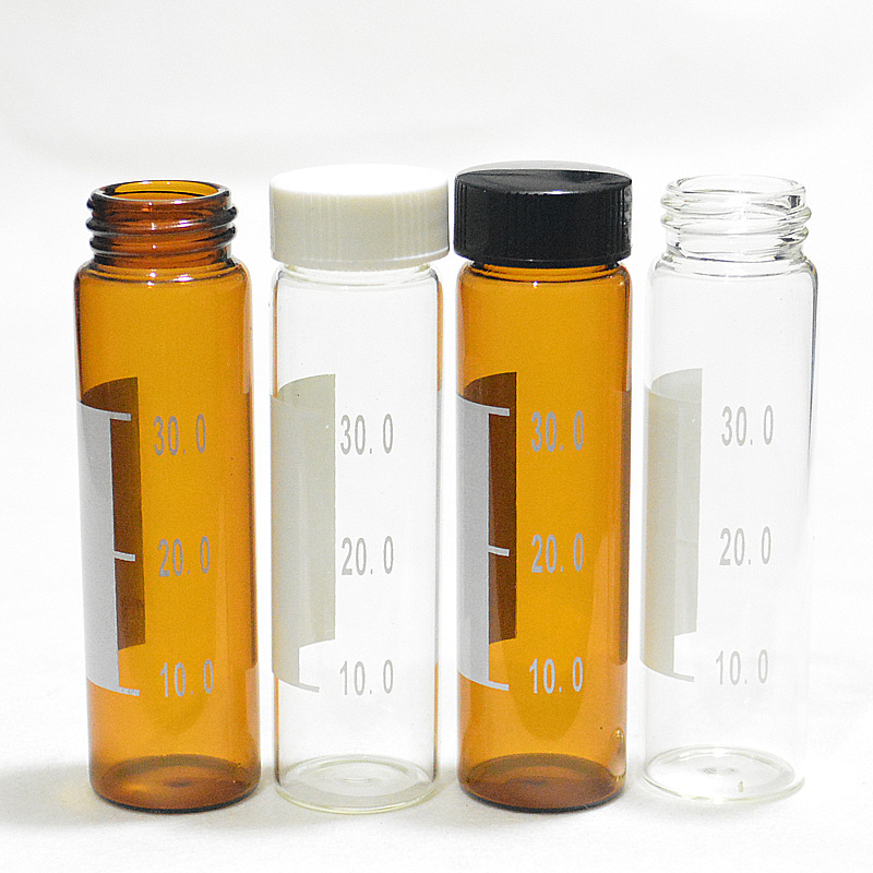 厂家直供40ml书写刻度 标记瓶 螺口瓶 试剂瓶 样品瓶 玻璃瓶
