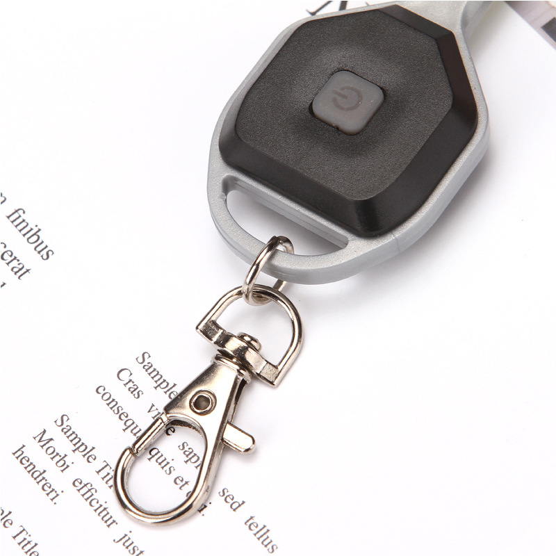 Nuevo portátil colgante luz clave accesorios LED llavero con luz al aire libre detector de dinero luz noche desbloqueo Accesorios