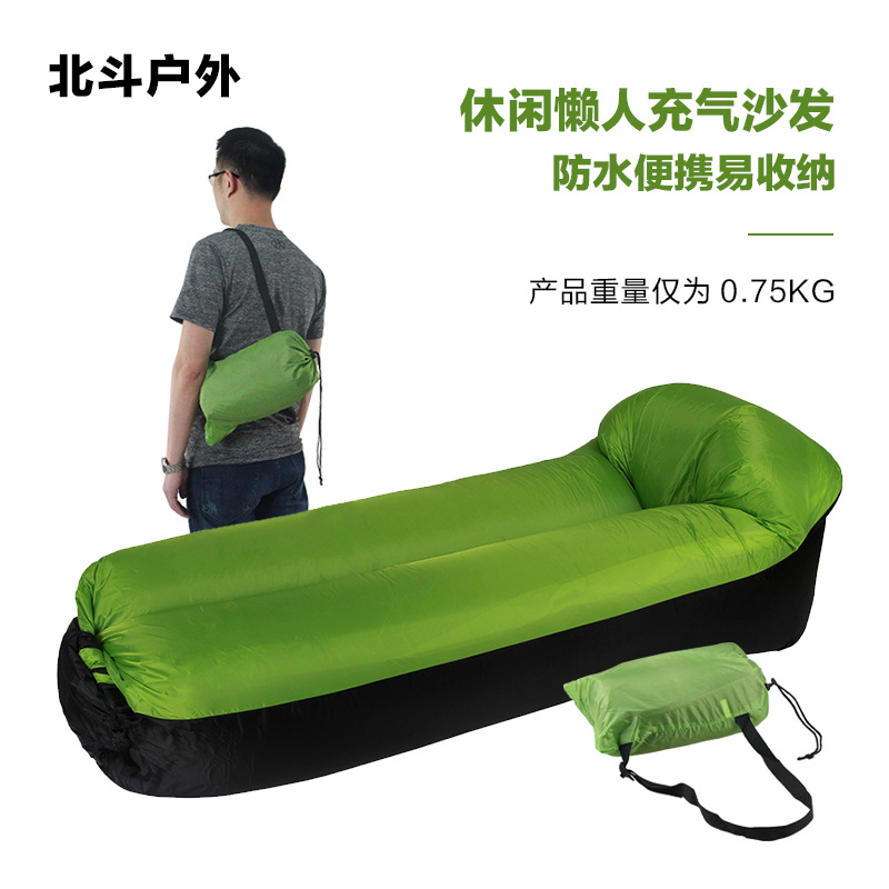 Factory Direct Sales Portable Inflatable Lazy Sofa Outdoor Beach Inflatable Sofa Lounge Chair