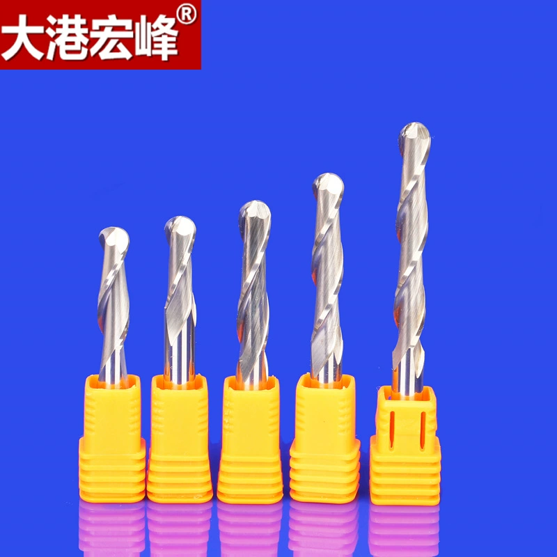 Фреза конца шарика стали вольфрама 6 мм обоюдоокаймленная спиральная/обоюдоокаймленная фреза конца шарика/НОЖ ГРАВИРОВКИ компьютера/нож экстренныйого выпуск сброса