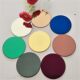 Sapphire blue stainless steel blank metal 40 breastplate stamping disc 50 round base laser temporary stop plate