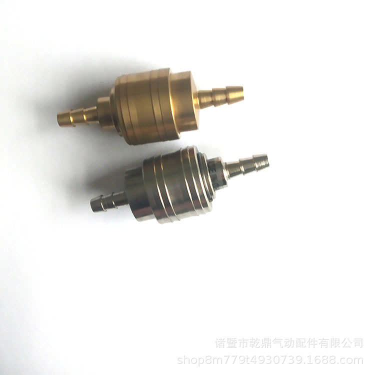 厂家批发加工德式鼠尾接头 各种德式快速铜接头可加工