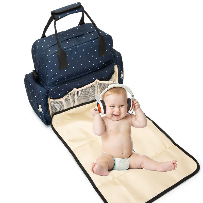 Ankommling Baby Backpack Multifunctional Fashion Large -capacity Мамочка выходит в магазин набор для подгузников