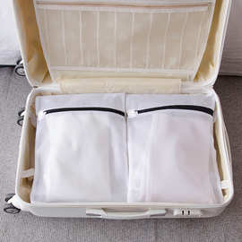 厂家直供涤纶细网洗衣袋日式方形便捷五件套套装内衣文胸护洗袋