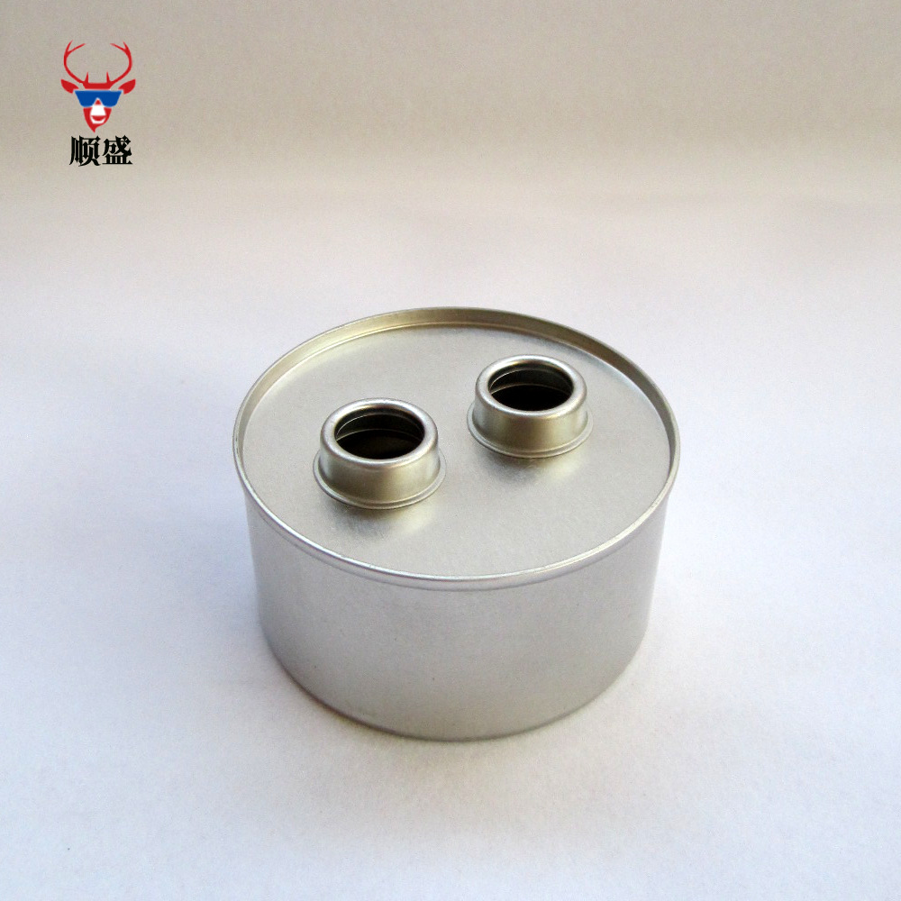 厂家定 做小火锅豆捞烤鱼酒精罐 热源2头植物油矿物油燃料罐