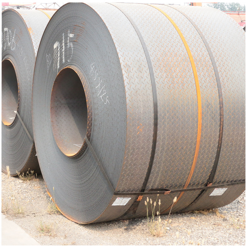 山东花纹板多少钱一吨 物流快捷 可配送到厂 挂车制造用花纹板