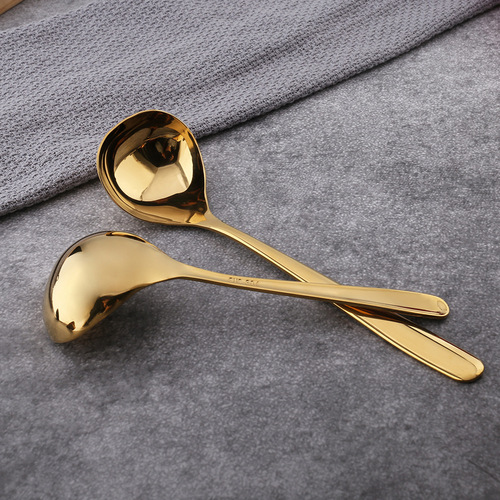 Stainless steel rice bowl spoon with thick handle for home use, soup spoon, ladle, porridge spoon, multi-purpose public spoon, sauce spoon, soup shell spoon