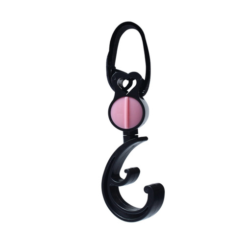 Stroller hook 360 degree rotatable Velcro stroller hook Children's stroller accessories