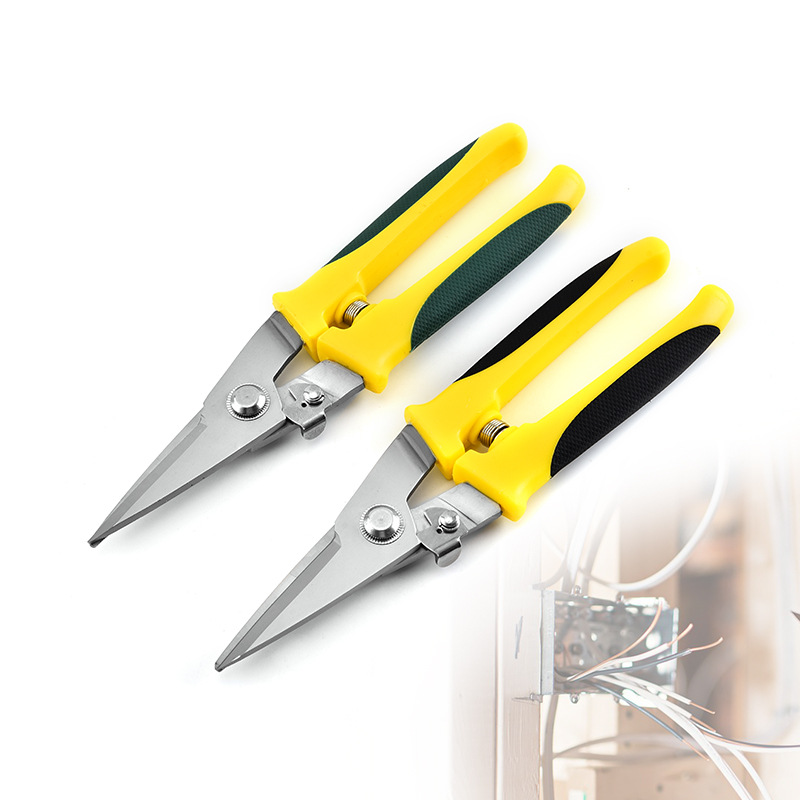 加厚龙骨铁丝网铝片铜片线槽剪多功能电工剪轻型园林剪铁皮电线剪