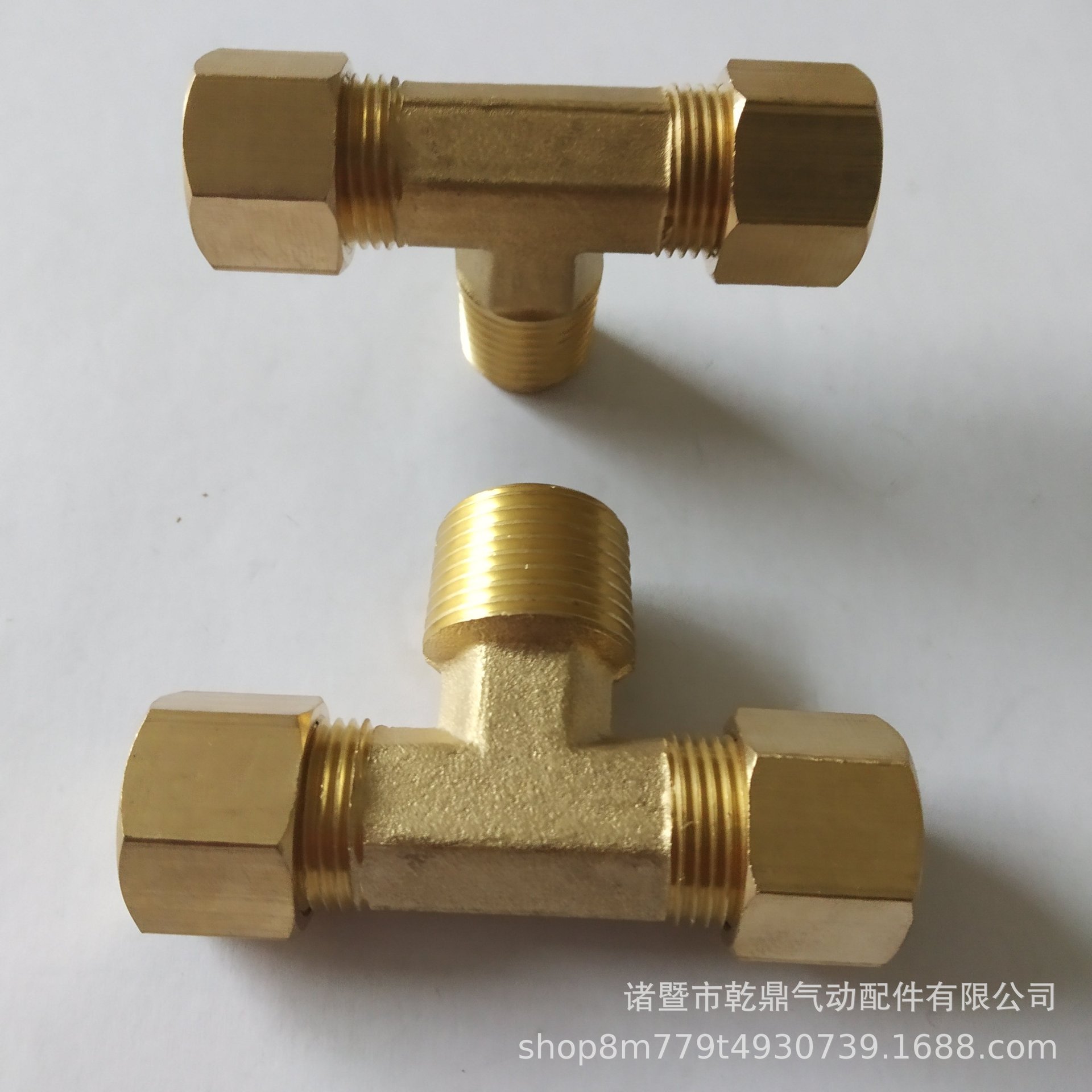 乾鼎三通快拧三通一分二分三分四分三通可镀铬镀镍