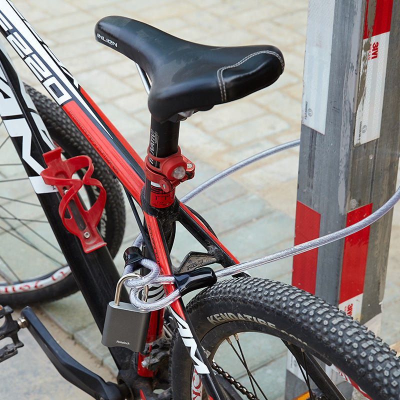 Cable de alambre de acero alargado cable de bloqueo de plástico de PVC transparente Cable de bloqueo de cuerda de plástico extra grande cable de alambre de acero inoxidable grueso