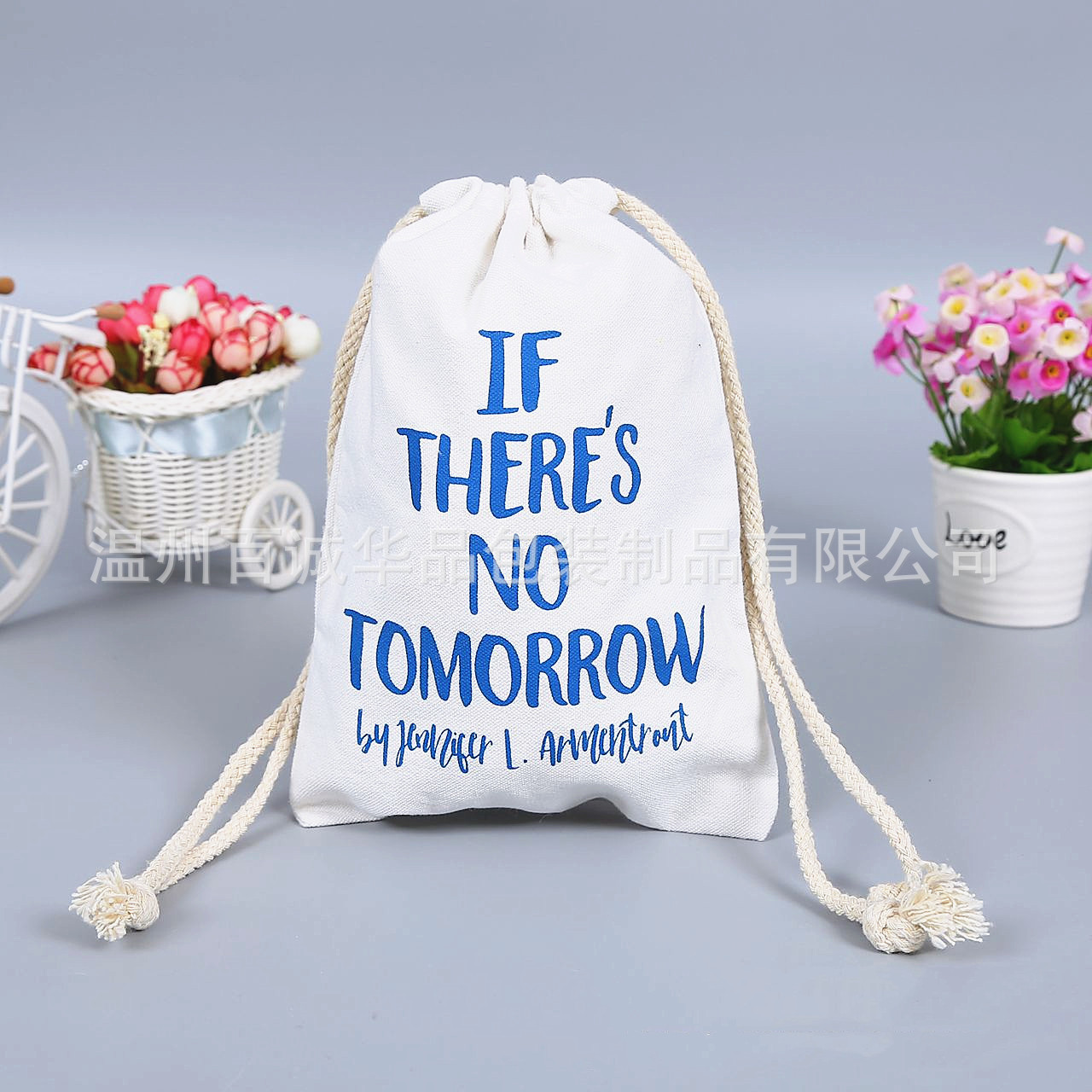 工厂批发棉布抽绳袋帆布束口袋底涤棉拉绳背包袋可加logo帆布袋