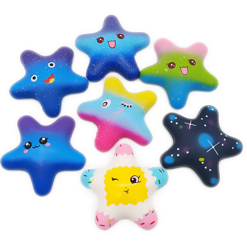 慢回弹玩具squishy新款 海星慢回弹海星 pu仿真仿真星星面包