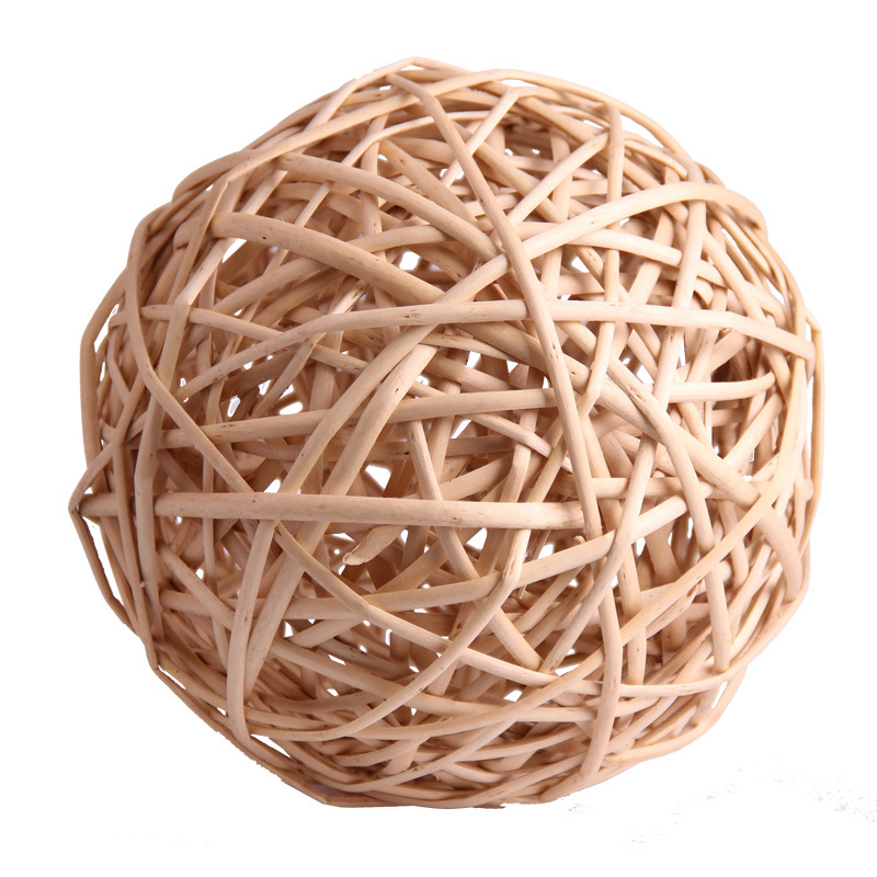 Fabricante de bolas de ratán al por mayor, bolas tejidas de mimbre, bolas decorativas coloridas, decoraciones de bolas de sauce para pasillos, centros comerciales, jardines de infantes, adornos colgantes