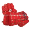 New pair of red boxing gloves