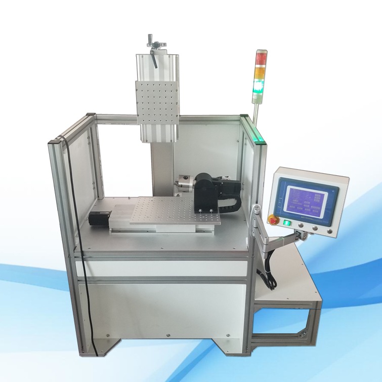激光清洗除锈自动化平台 打标旋转卡盘电动精密三轴yxz滑台