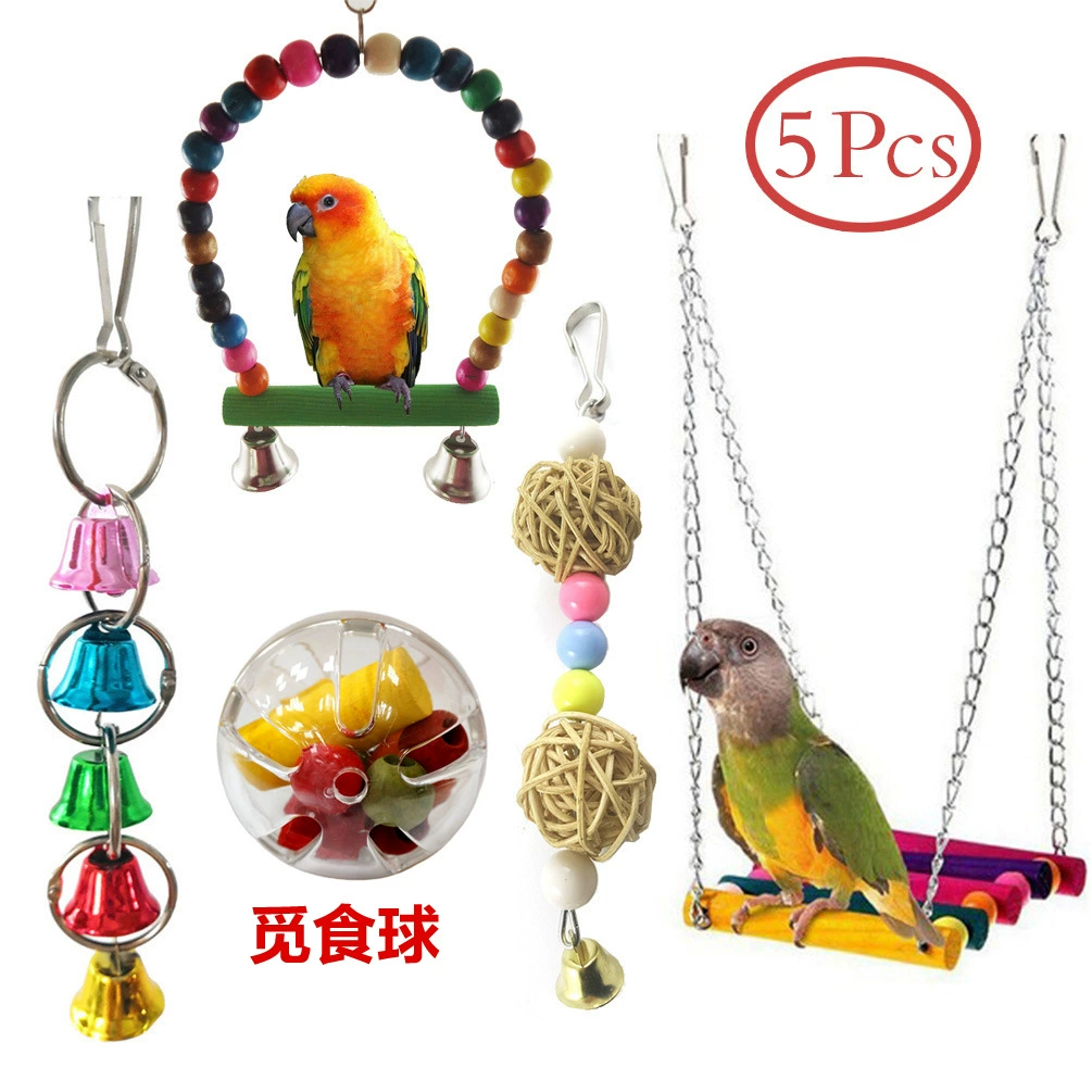 Игрушка, качели, маленький колокол, набор, может укусить, 5 штук
