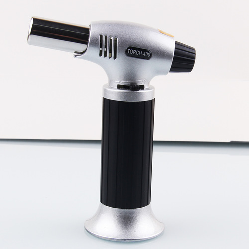 Baosheng 400 metal straight-through desktop welding gun spray gun lighter outdoor barbecue spray gun kitchen baking large spray gun