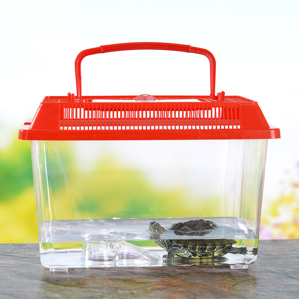 transparent plastic small aquarium