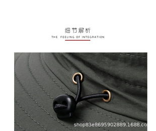 Factory direct spring and summer quick-drying outdoor sun hat for men and women quick-drying sunscreen fisherman hat fishing mountaineering travel hat