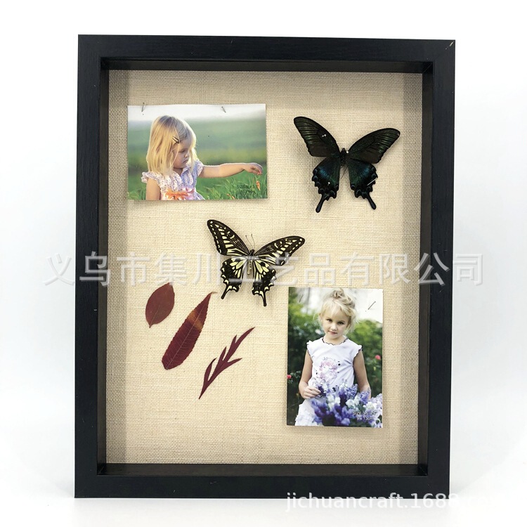 Amazon explosions wooden 11*14 picture frame medal souvenir linen stereo photo frame