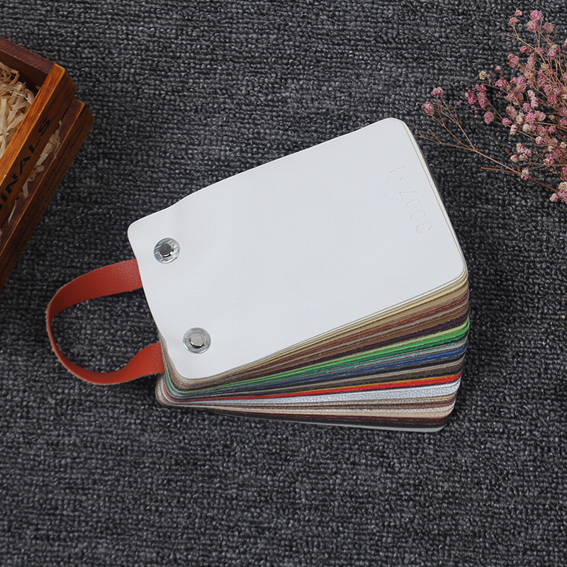 软包皮革面料 硬包PU皮料仿真皮家具用荔枝纹皮革面料人造PVC革