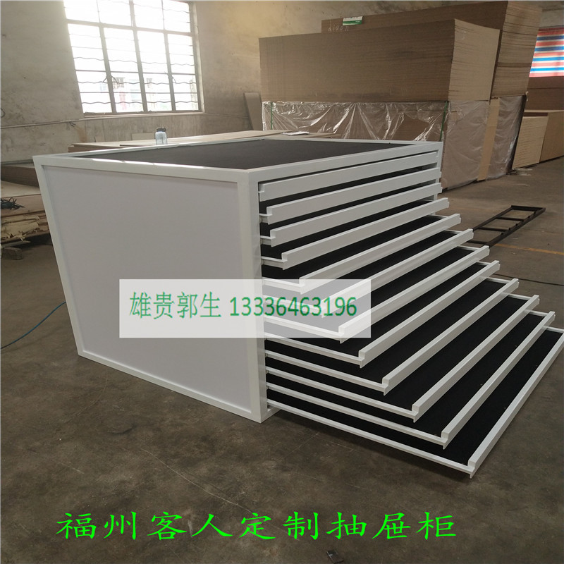 佛山陶瓷拆装式抽屉柜展示架滑轮式展板展示架瓷片展具厂家直销
