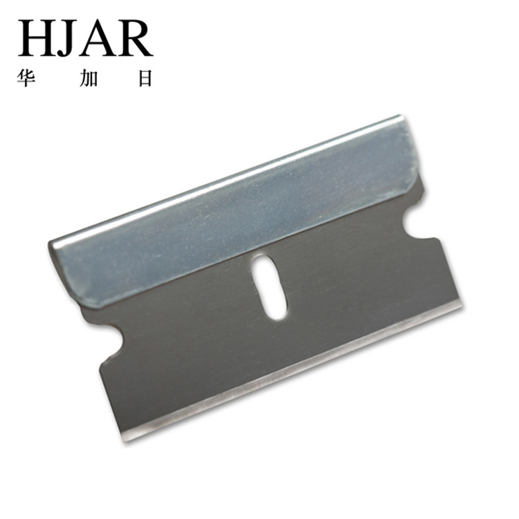 Factory direct sale carbon steel blade safety clip knife cleaning scraper blade single side blade box opening blade Factory direct sale carbon steel blade safety clip knife cleaning scraper blade single side blade box opening blade