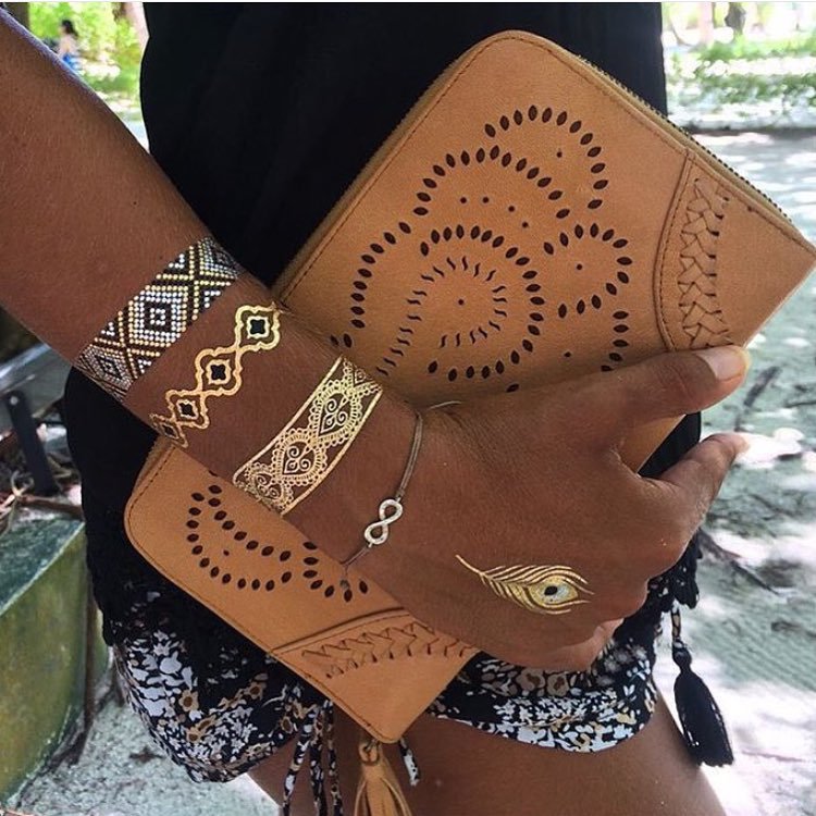 Metal tattoo stickers, plus size