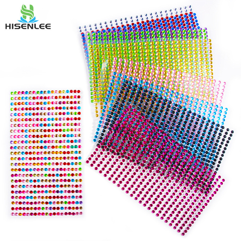 Car decoration drill stickers Children DIY toy rhinestone drill stickers acrylic drill water acrylic car stickers wholesale Car decoration drill stickers Children DIY toy rhinestone drill stickers acrylic drill water acrylic car stickers wholesale